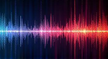 Audio waveform graphic